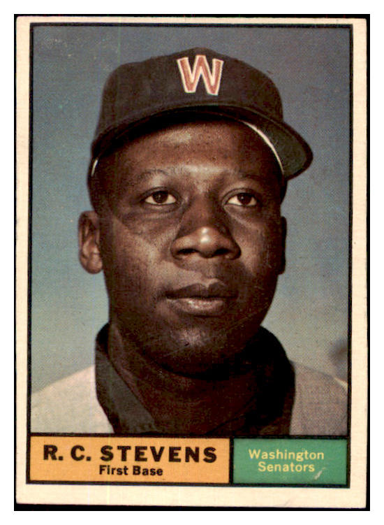 1961 Topps Baseball #526 R.C. Stevens Senators EX 478472