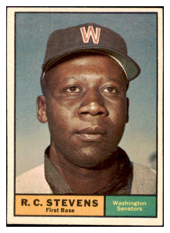 1961 Topps Baseball #526 R.C. Stevens Senators EX-MT 478473