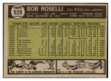 1961 Topps Baseball #529 Bob Roselli White Sox EX-MT 478474