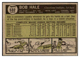 1961 Topps Baseball #532 Bob Hale Indians EX-MT 478475