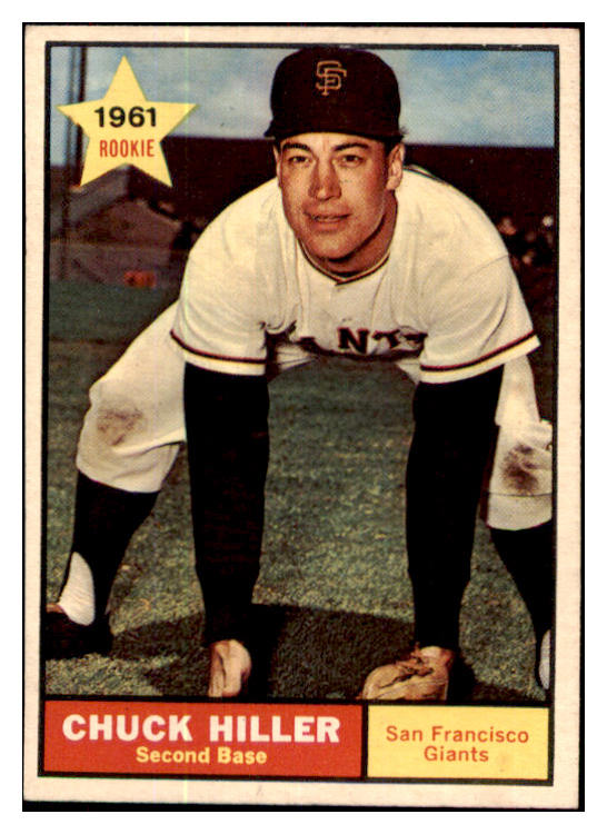 1961 Topps Baseball #538 Chuck Hiller Giants EX-MT 478478