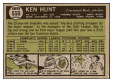 1961 Topps Baseball #556 Ken Hunt Reds EX-MT 478480