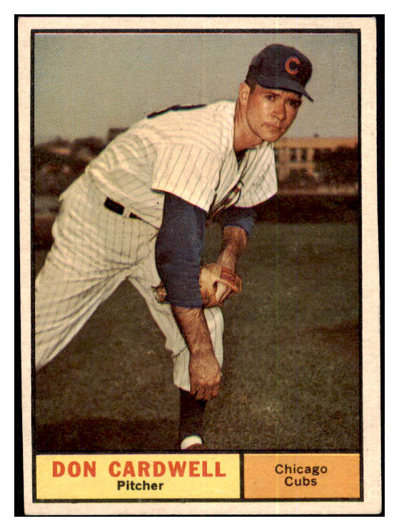 1961 Topps Baseball #564 Don Cardwell Cubs EX-MT 478484