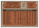 1972 Topps Baseball #779 Tony Cloninger Cardinals NR-MT 478490