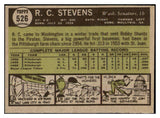 1961 Topps Baseball #526 R.C. Stevens Senators NR-MT 478507