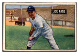 1951 Bowman Baseball #217 Joe Page Yankees VG-EX 478568