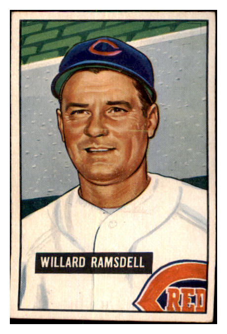 1951 Bowman Baseball #251 Willard Ramsdell Reds EX-MT 478570