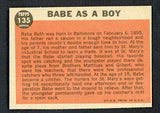 1962 Topps Baseball #135 Babe Ruth Yankees EX-MT 478697