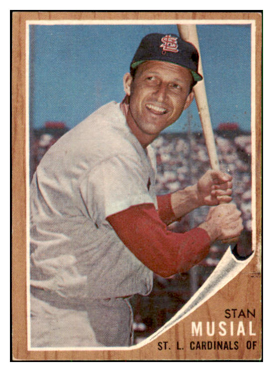 1962 Topps Baseball #050 Stan Musial Cardinals EX-MT 478701