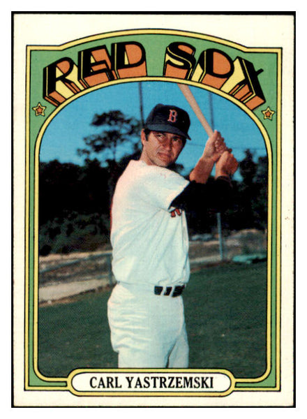 1972 Topps Baseball #037 Carl Yastrzemski Red Sox EX+/EX-MT 478707