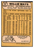 1968 Topps Baseball #050 Willie Mays Giants VG-EX 478713