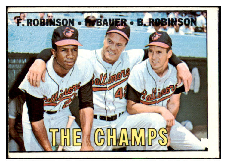 1967 Topps Baseball #001 Brooks Robinson Frank Robinson VG 478714