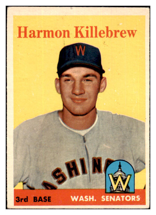 1958 Topps Baseball #288 Harmon Killebrew Senators VG-EX 478719