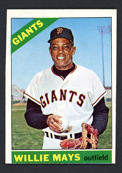 1966 Topps Baseball #001 Willie Mays Giants VG-EX 478720
