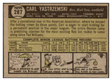 1961 Topps Baseball #287 Carl Yastrzemski Red Sox EX+/EX-MT 478724