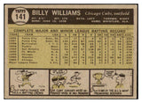 1961 Topps Baseball #141 Billy Williams Cubs VG-EX 478728