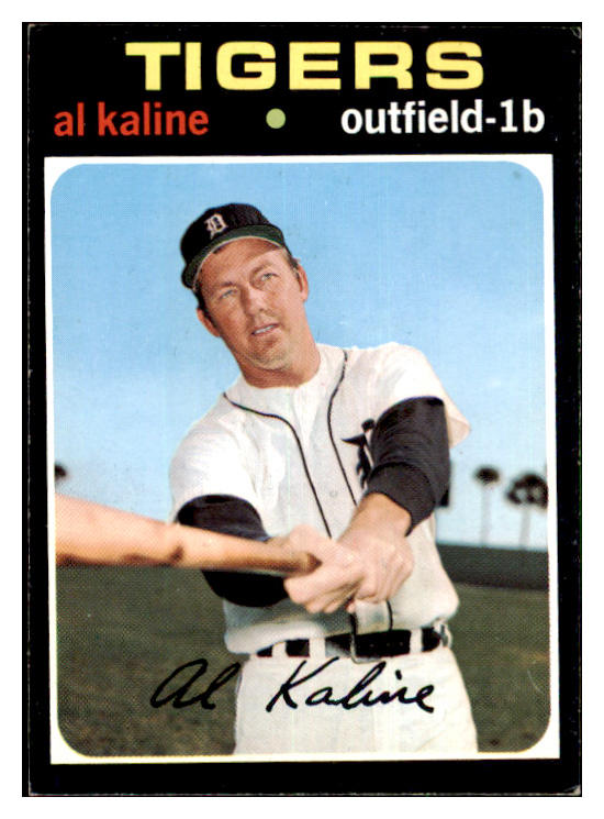 1971 Topps Baseball #180 Al Kaline Tigers EX 478733