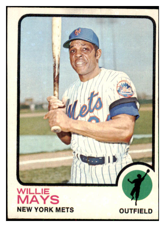 1973 Topps Baseball #305 Willie Mays Mets EX+/EX-MT 478747