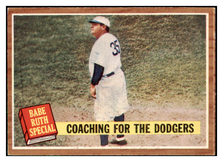 1962 Topps Baseball #142 Babe Ruth Yankees EX 478768