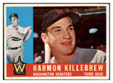 1960 Topps Baseball #210 Harmon Killebrew Senators EX+/EX-MT 478769