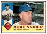 1960 Topps Baseball #493 Duke Snider Dodgers EX-MT 478771
