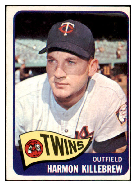 1965 Topps Baseball #400 Harmon Killebrew Twins EX 478773