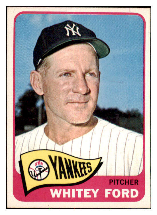 1965 Topps Baseball #330 Whitey Ford Yankees EX-MT 478781