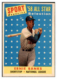 1958 Topps Baseball #482 Ernie Banks A.S. Cubs EX-MT 478793