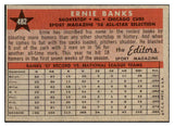 1958 Topps Baseball #482 Ernie Banks A.S. Cubs EX-MT 478793