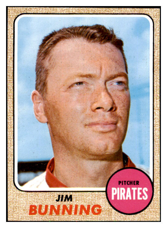 1968 Topps Baseball #215 Jim Bunning Phillies EX+/EX-MT 478810