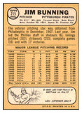 1968 Topps Baseball #215 Jim Bunning Phillies EX+/EX-MT 478810