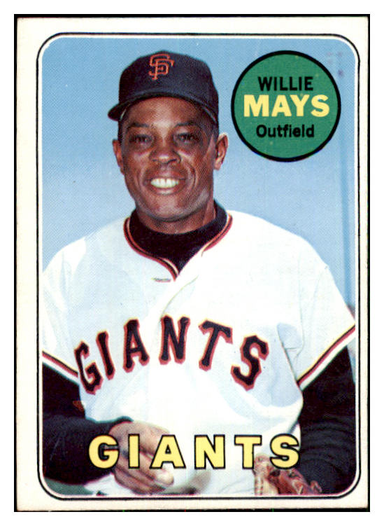 1969 Topps Baseball #190 Willie Mays Giants EX-MT 478815