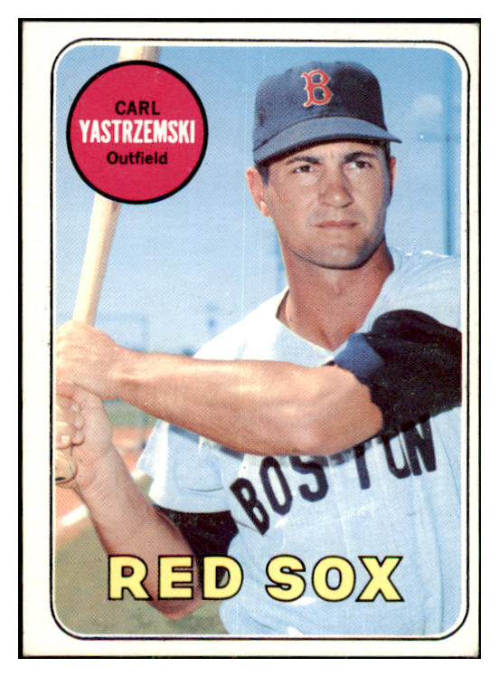 1969 Topps Baseball #130 Carl Yastrzemski Red Sox EX-MT 478822