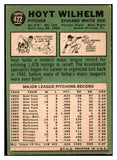 1967 Topps Baseball #422 Hoyt Wilhelm White Sox EX 478830