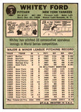 1967 Topps Baseball #005 Whitey Ford Yankees EX 478832
