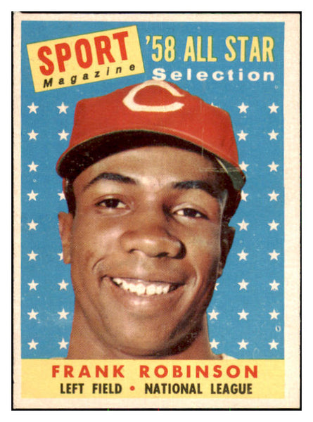 1958 Topps Baseball #484 Frank Robinson A.S. Reds EX-MT 478840