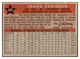 1958 Topps Baseball #484 Frank Robinson A.S. Reds EX-MT 478840