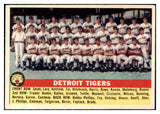 1956 Topps Baseball #213 Detroit Tigers Team EX-MT 478857