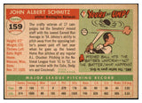 1955 Topps Baseball #159 Johnny Schmitz Senators EX-MT 478861