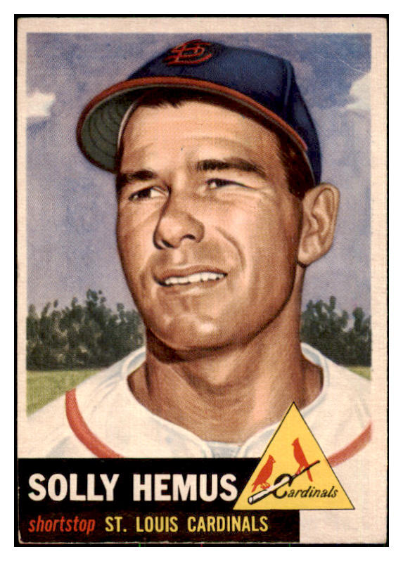 1953 Topps Baseball #231 Solly Hemus Cardinals VG 478865