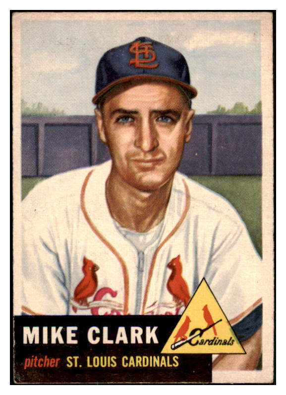 1953 Topps Baseball #193 Mike Clark Cardinals EX-MT 478871