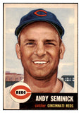 1953 Topps Baseball #153 Andy Seminick Reds EX-MT 478893