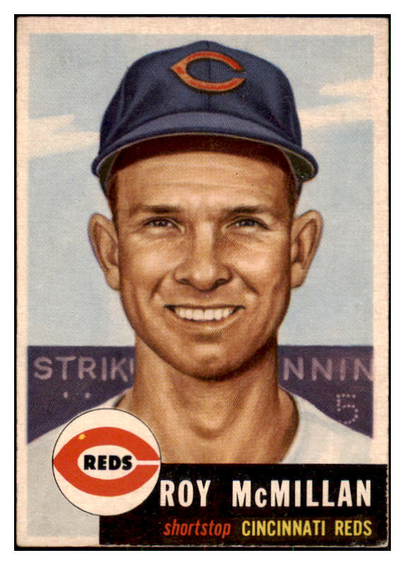 1953 Topps Baseball #259 Roy McMillan Reds EX 478900