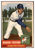 1953 Topps Baseball #199 Marion Fricano A's EX-MT 478910