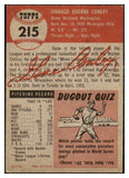 1953 Topps Baseball #215 Gene Conley Braves EX-MT 478912