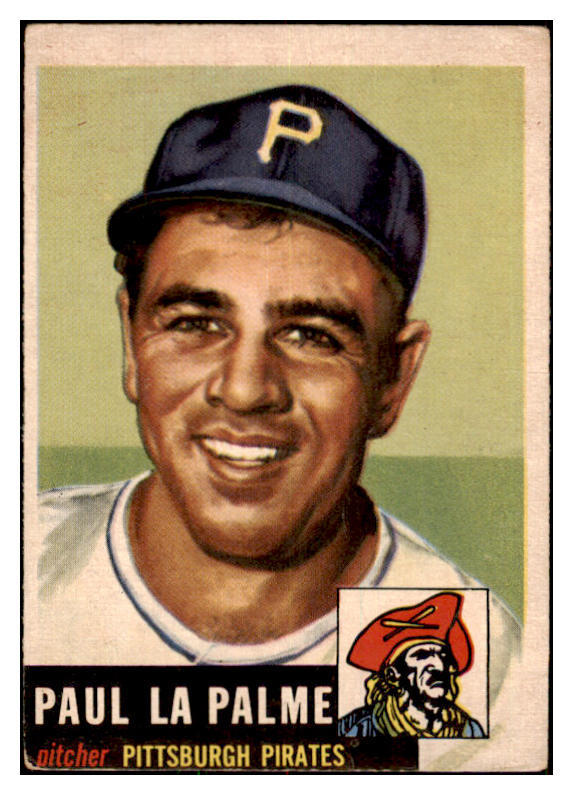 1953 Topps Baseball #201 Paul Lapalme Pirates GD-VG 478923