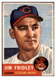 1953 Topps Baseball #187 Jim Fridley Indians GD-VG 478926