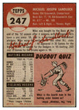 1953 Topps Baseball #247 Mike Sandlock Pirates VG-EX 478934