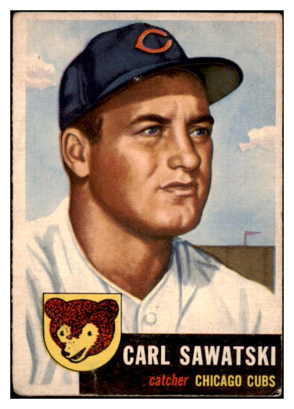 1953 Topps Baseball #202 Carl Sawatski Cubs GD-VG 478951