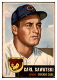 1953 Topps Baseball #202 Carl Sawatski Cubs GD-VG 478951